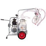 Aparat de muls oi si capre EMT, un bidon aluminiu 20 litri, 2 posturi