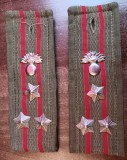 C1 1 - Grade militare - comunism - manta ploaie - colonel infanterie - argintiu