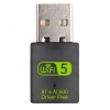 Adaptor USB 2 in 1 WI-FI 5 +Bluetooth, Frecventa WIFI 2.4-5 Ghz, Bluetooth 5.0, Plug and Play, Compatibil Windows, 600Mbps, Chipset Realtek, 802.11 a,