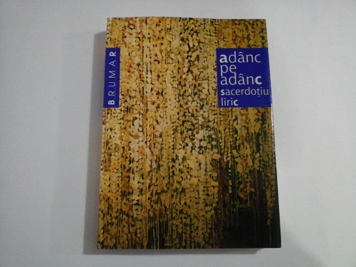 Adanc pe adanc... sacerdotiu liric - Ioan Petras