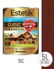 Lazura lemn Estetik Clasic 5L, tec, protectie UV
