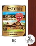 Lazura lemn Estetik Clasic 5L, tec, protectie UV
