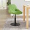 vidaXL Scaun de bucătărie, verde deschis, catifea 3088815