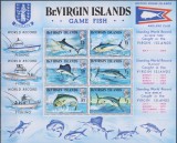 Timbre cu pescuit din British Virgin Islands