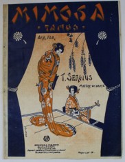 MIMOSA , TANGO . ARR . par T. SERGIUS , INTERBELICA , PARTITURA