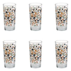 Pahare din Sticla, &amp;quot;Mosaic&amp;quot;, 250ml - 6buc foto
