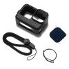Husa Silicon Neagra Protectie GoPro Hero 11 12 GP246A Shoot - Carcasa Protectie Camera Video Actiune