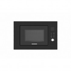 Cuptor cu microunde incorporabil Heinner, 23 l, Control digital, Display LED, Timer, Grill, Blocare acces copii, Negru foto