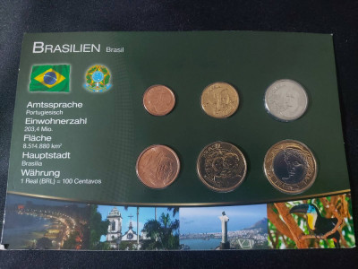 Seria completata monede - Brazil 2004-2018 foto
