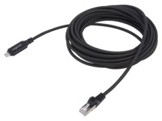 Cablu USB C la RJ45 Cat6 7,5m negru LOGILINK USB 3.2