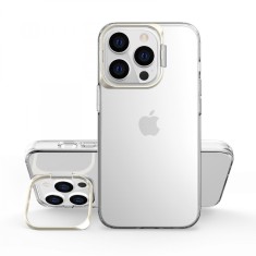 Husa de protectie pentru iphone 14 pro max, cu suport metalic pentru camera, bracket series, flippy, protectie antisoc, pc mat, silicon moale pe margi