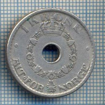 AX 347 MONEDA - NORVEGIA - 1 KRONE -ANUL 1946 -STAREA CARE SE VEDE foto