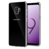 Husa Silicon Transparenta Samsung Galaxy S9, Protectie Soc, Praf, Zgarieturi, Flexibila, Subtire