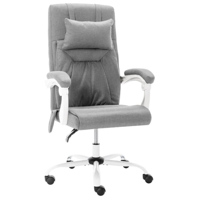 Gossi scaun de birou cu masaj, gri, material textil