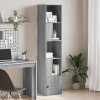 VidaXL Bibliotecă, gri sonoma, 40x36x189 cm, lemn prelucrat 848246