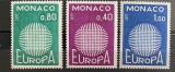 PC98 - Monaco 1970 Europa CEPT, serie MNH, 3v