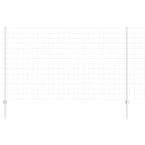 VidaXL &Icirc;ngrădire cu st&acirc;lpi Argintiu 1.4 x 10 m Oțel 3336181