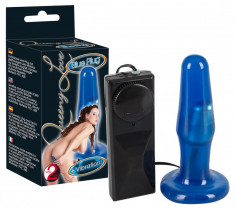 Vibrator Anal Butt Plug Blue foto