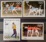 Niger 1983 sport Jocurile olimpice Los &Aacute;ngeles 84 serie 4v. neștampilata