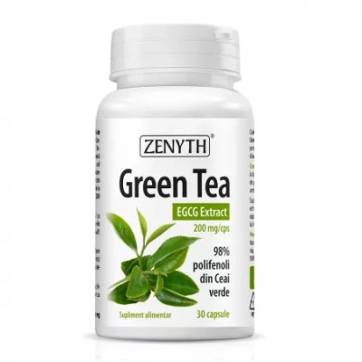 Green Tea EGCG Extract, 30 capsule, Zenyth foto