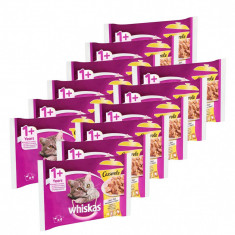 Whiskas Casserole Selec?ie cu pasare in gelatina 12 x (4 x 85 g) foto