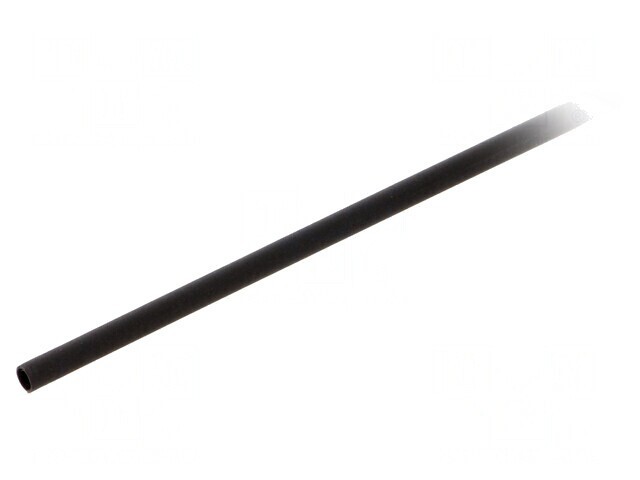 Manşon termocontractabil 3,2mm 1,2m negru poliolefină