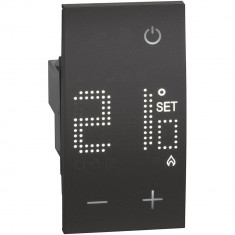 Termostat electronic 2M Living Now Bticino negru KG4441