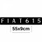 Sticker Fiat 615 , Autocolant Retro pentru Pasionatii de Vehicule Clasice