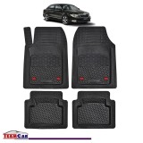 Covorase Auto TeamCar&reg; Tip Tavita Compatibile Skoda Superb Generatia II (2008&ndash;2015) Negru Material Rezistent, Cauciuc