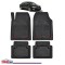 Covorase Auto TeamCar&reg; Tip Tavita Compatibile Skoda Superb Generatia II (2008&ndash;2015) Negru Material Rezistent