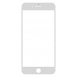 Geam Ecran Apple iPhone 8 Plus, cu Rama si Adeziv OCA, Alb