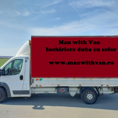 Man with van servicii de transport mutari inchiriere duba cu sofer duba cu lift