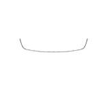 Ornament grila bara protectie, spoiler Volkswagen Caddy Iii/Life (2k), model: Highline, montare fata, cromat, RapidAuto