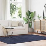 VidaXL Covor shaggy cu pom &icirc;nalt, NAVARRA, bleumarin, 160x230 cm