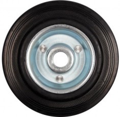 Roata plina cu rulment Vorel 87455, cauciuc, 160mm