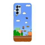 Husa compatibila cu Oppo Find X5 Pro, Viceversa, model Super Mario 3D, Silicon, TPU, Transparent, Carcasa