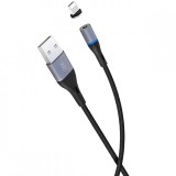 Cablu Date si Incarcare USB la Lightning XO Design NB125, 2A, 1 m, Negru
