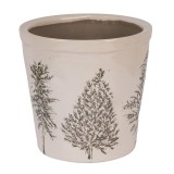 Cumpara ieftin Ghiveci flori ceramica bej verde Braduti 17x16 cm