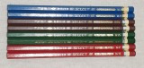 Produs vechi romanesc Lot x 8 CREIOANE colorate - DACIA SELECT Supercolor 1974