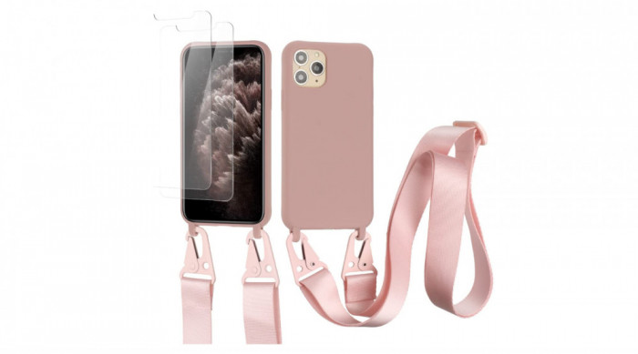 Husa Vrupin compatibila cu iPhone 11 Pro+ (2 bucati de protectie pentru ecran) - RESIGILAT