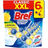 Pachet 6x Odorizant toaleta Bref Power Active Lemon, 50g