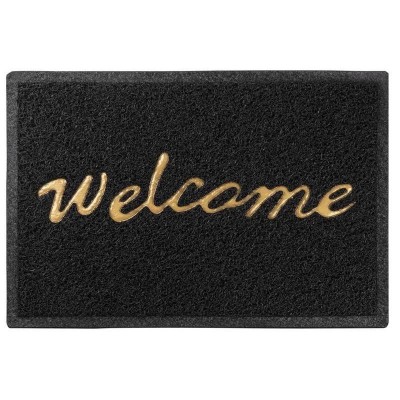 Covoras intrare, PVC, 40x60 cm, Welcome foto