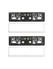 Suport Numar Inmatriculare Cromat Set 2 Buc Mega Drive