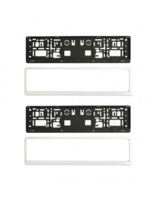 Suport Numar Inmatriculare Cromat Set 2 Buc Mega Drive foto