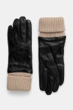 Emu Australia manusi de piele Loch femei, culoarea negru, W7016