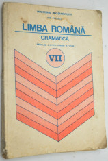 Gramatica Manual Limba Romana pentru clasa a VII-a 1993 foto