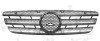 Grila radiator Mercedes Clasa ML (W163), 02.1998-07.2005, gri/negru, 1638801185, 504405-1