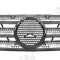 Grila radiator Mercedes Clasa ML (W163), 02.1998-07.2005, gri/negru, 1638801185, 504405-1