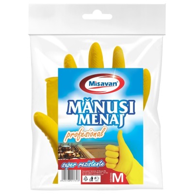 Manusi menaj Misavan, profesionale, marimea M, latex foto