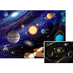 Puzzle sistemul solar 500 piese starline lumineaza in intuneric